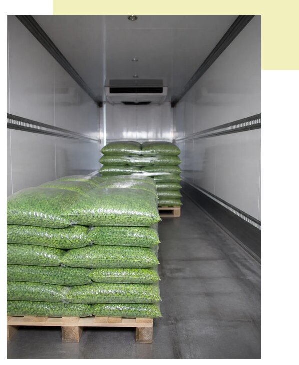 Перевозка зеленого горошка в Соль-Илецк по цене от 5574 р. | Агросервис-Сои